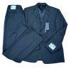 10-1772.jpg Kenneth Cole Reaction Wool Polyester Suit 44R Pant 38 Gray The Slim Collection