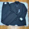 10-1773.jpg Kenneth Cole Reaction Wool Polyester Suit 44R Pant 38 Gray The Slim Collection
