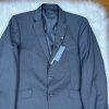 10-1776.jpg Kenneth Cole Reaction Wool Polyester Suit 44R Pant 38 Gray The Slim Collection
