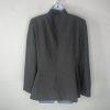 TAHARI Viscose Polyester Stretch Pant Suit 14 Gray Striped Peak Collar 2PC
