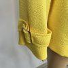 TAHARI ASL Polyester Rayon Blazer Size 18W Bright Yellow Double Breasted Belted