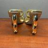 Women Fashion Summer Golden Peep Toes Slippers Mule Sandals Strappy Size 41