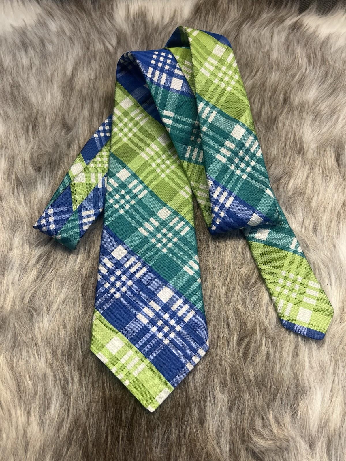 10-1803.jpg Ted Baker Men Silk Neck Tie Multicolor 58.5 inch Luxury Stylish
