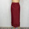 TERRAMINA Skirt Suit Size 16 Wine Collarless Beaded Embellished Timeless 2PC