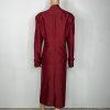 TERRAMINA Skirt Suit Size 16 Wine Collarless Beaded Embellished Timeless 2PC