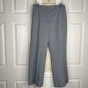 Suit Studio Women Polyester Pant Suit Size 12P Gray Lined Peak Collar 2PC