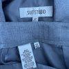 Suit Studio Women Polyester Pant Suit Size 12P Gray Lined Peak Collar 2PC