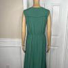 Matilda Jane Vtg Down In the Valley Dress Size L Wash Green Lace Trim Prairie