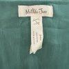 Matilda Jane Vtg Down In the Valley Dress Size L Wash Green Lace Trim Prairie
