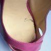 10-1936.jpg Guess Shoes Size 9M Man Made Hot Pink Peep Toes Slingback Ankle Strap Pumps