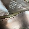 Bebe Zahara Lizard Skin Shoes Size 9M Green Peep Toe Sandals heels Slingback