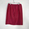 Isabella Polyester Metallic Skirt Suit Size 8 Fuchsia 3/4 Sleeves Cocktail 2PC