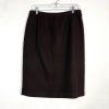 Jones New York Polyester Rayon Skirt Suit Size 8 Black Belted Career 2PC Pockets