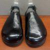 Anthropologie Pilcro Patent Leather Black Slingback Buckle Strap Clogs Shoes 41