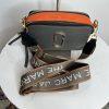 Marc Jacobs The Snapshot Camera Crossbody Bag Saffiano Leather Dual Zip Multi