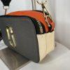 Marc Jacobs The Snapshot Camera Crossbody Bag Saffiano Leather Dual Zip Multi