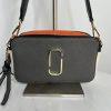 Marc Jacobs The Snapshot Camera Crossbody Bag Saffiano Leather Dual Zip Multi