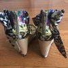 10-204.jpg CARLOS FALCHI Women Leopard Floral Pattern Platform Wedge Sandals Size 7 M