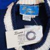 Vintage Liana Petites Women 100% Acrylic Sweater Vest Size PS Blue White New