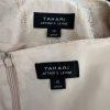 TAHARI ASL Polyester Metallic Dress Suit 10 Rose Gold Jacquard Shift Bolero 2PC