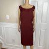 John Meyer Women Polyester Dress Suit Size 22W Red Lined  2PC New