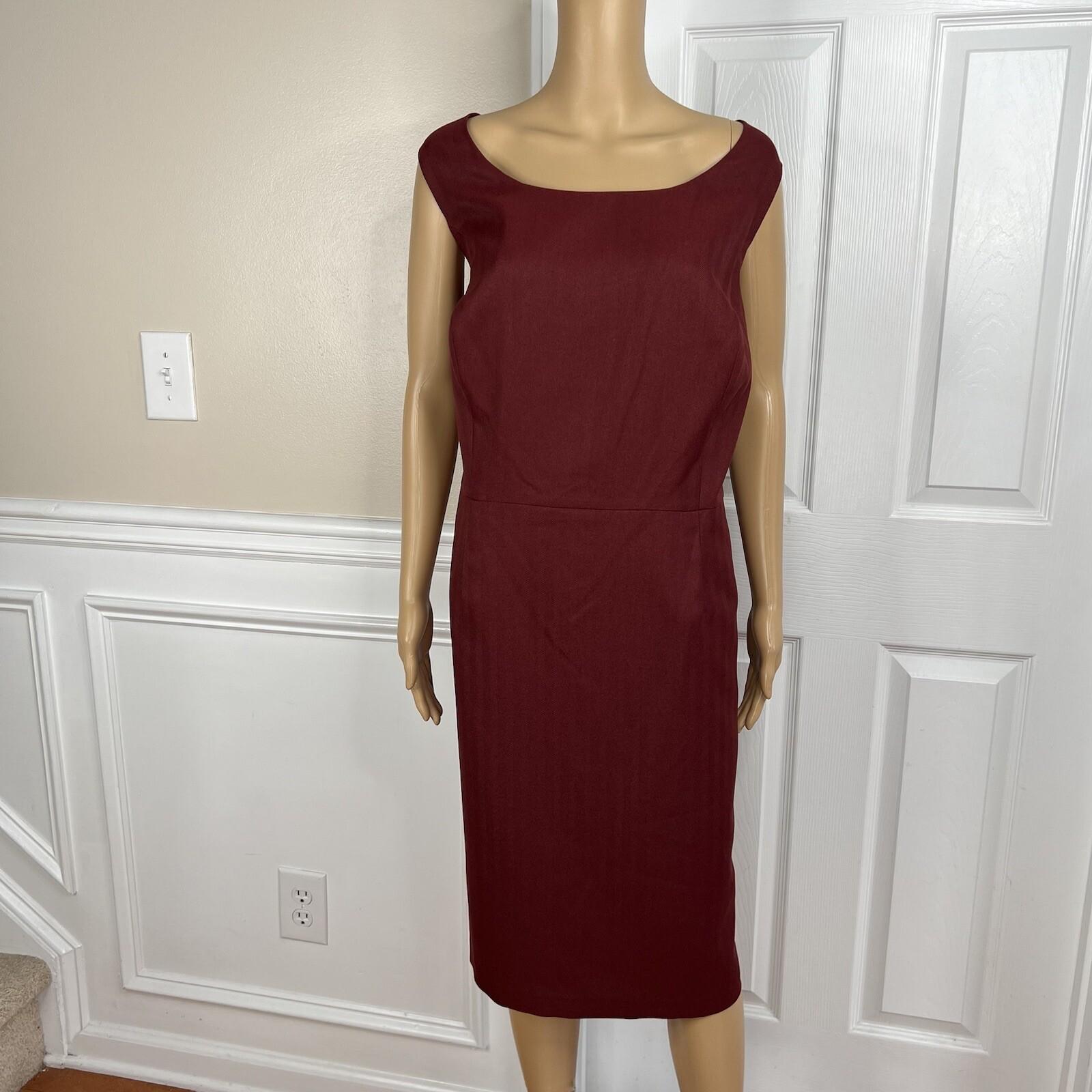 John Meyer Women Polyester Dress Suit Size 22W Red Lined  2PC New