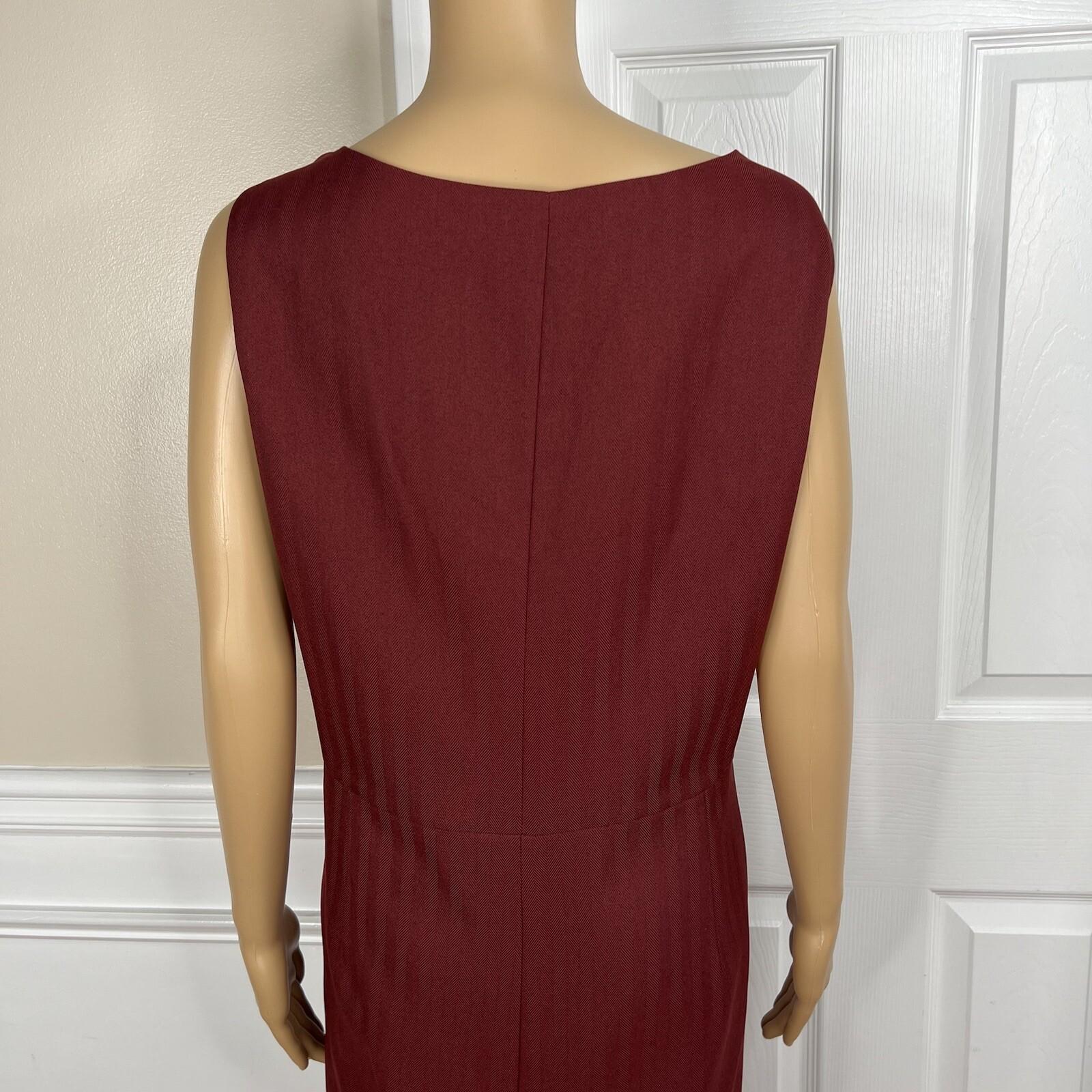 John Meyer Women Polyester Dress Suit Size 22W Red Lined  2PC New