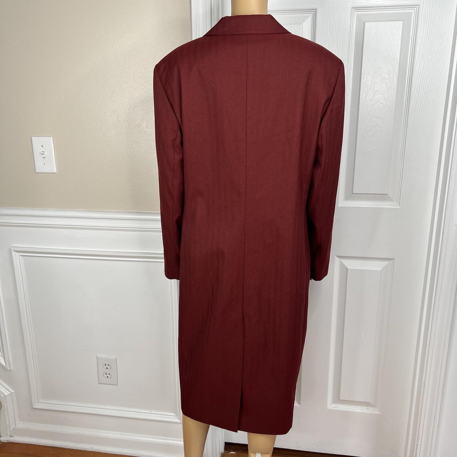John Meyer Women Polyester Dress Suit Size 22W Red Lined  2PC New