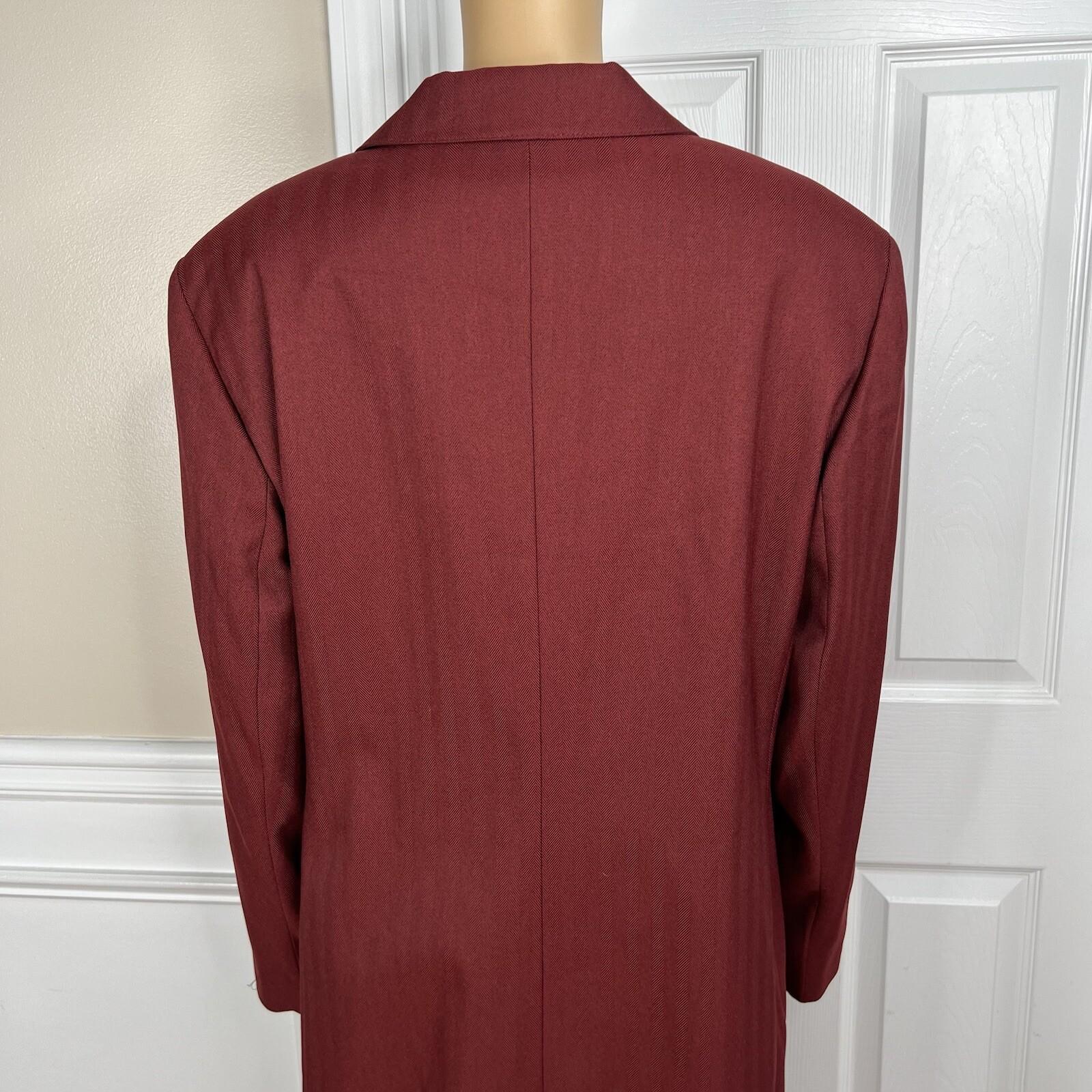 John Meyer Women Polyester Dress Suit Size 22W Red Lined  2PC New