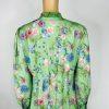 Georgette Maxi Dress XL Floral Maxi Ruffle Bishop Sleeves Button Down Tiered