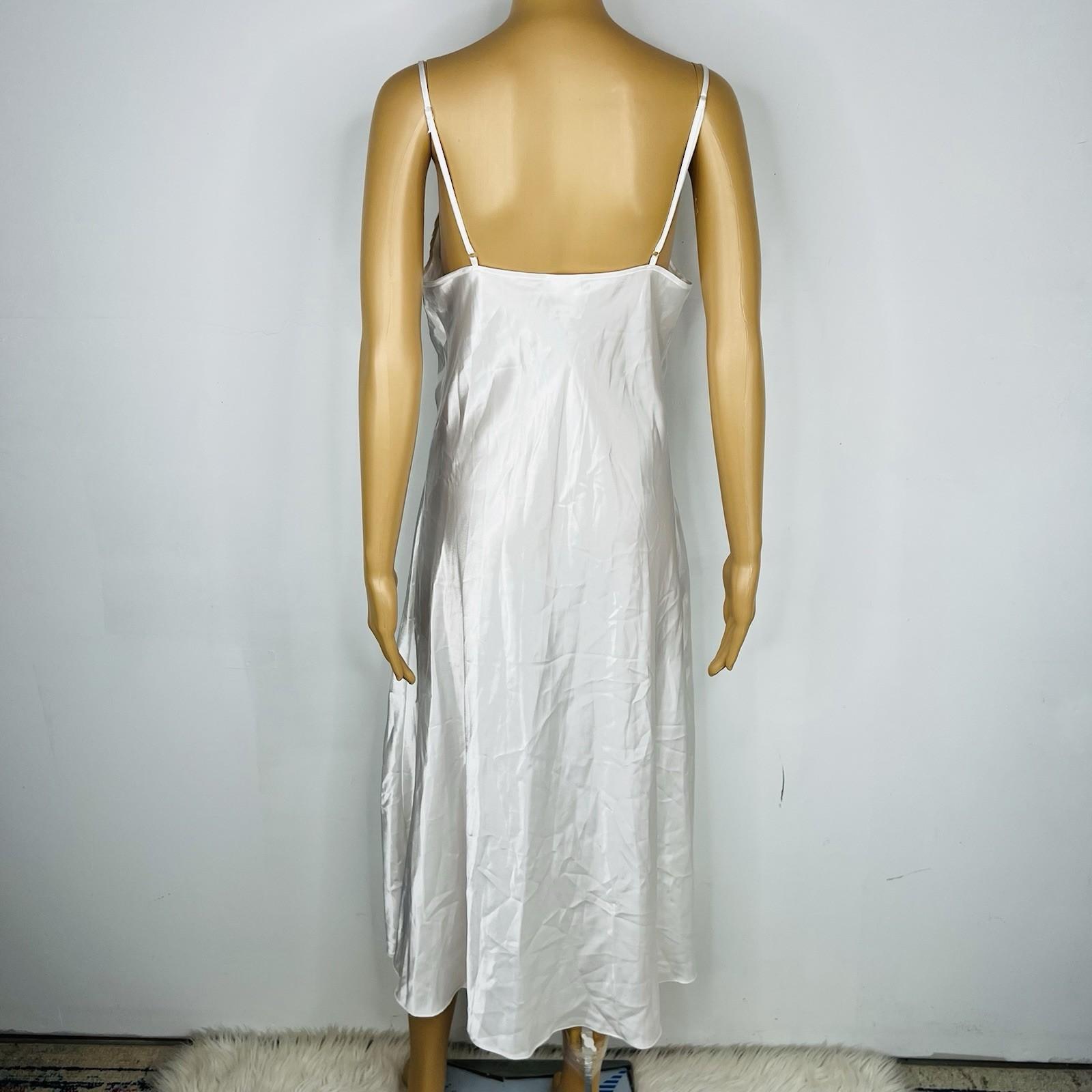 Fredericks Of Hollywood Vtg Peignoir Size S Nightgown Size M White Bridal Beaded