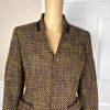PENDLETON 2PC Multicolor Knit Wool Acrylic Blend Lined Zip Up Skirt Suit Size 10