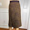 PENDLETON 2PC Multicolor Knit Wool Acrylic Blend Lined Zip Up Skirt Suit Size 10