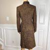PENDLETON 2PC Multicolor Knit Wool Acrylic Blend Lined Zip Up Skirt Suit Size 10