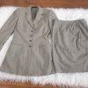 NARCISO RODRIGUEZ Virgin Wool Skirt Suit Beige Skirt Suit Size 2