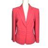 New TAHARI ASL Coral Polyester lined Single Breasted Notch Collar Blazer Size 8