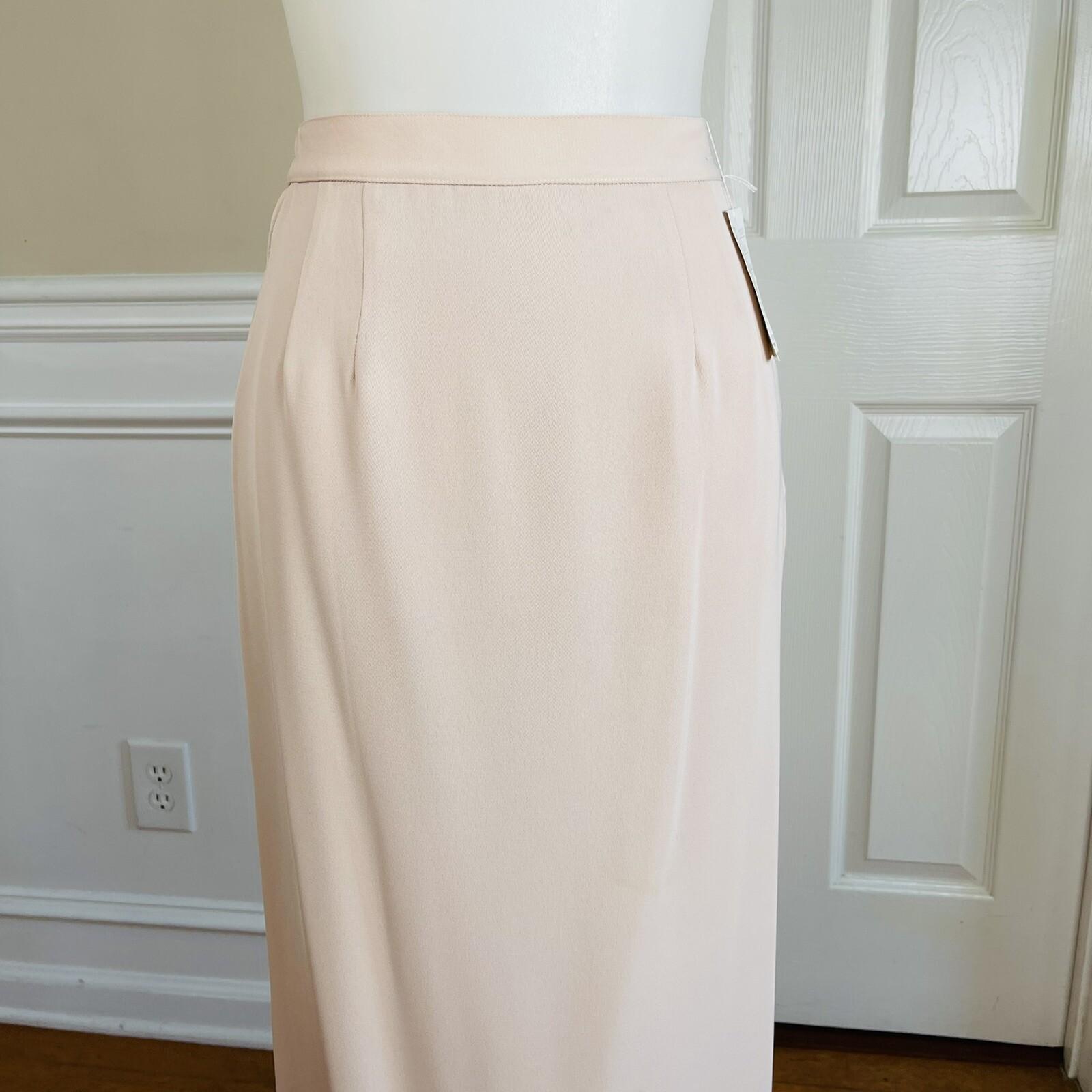 New MAGALLI EVENING 2PC Pink Beaded Polyester Long Skirt Suit Size 4 MSRP 0