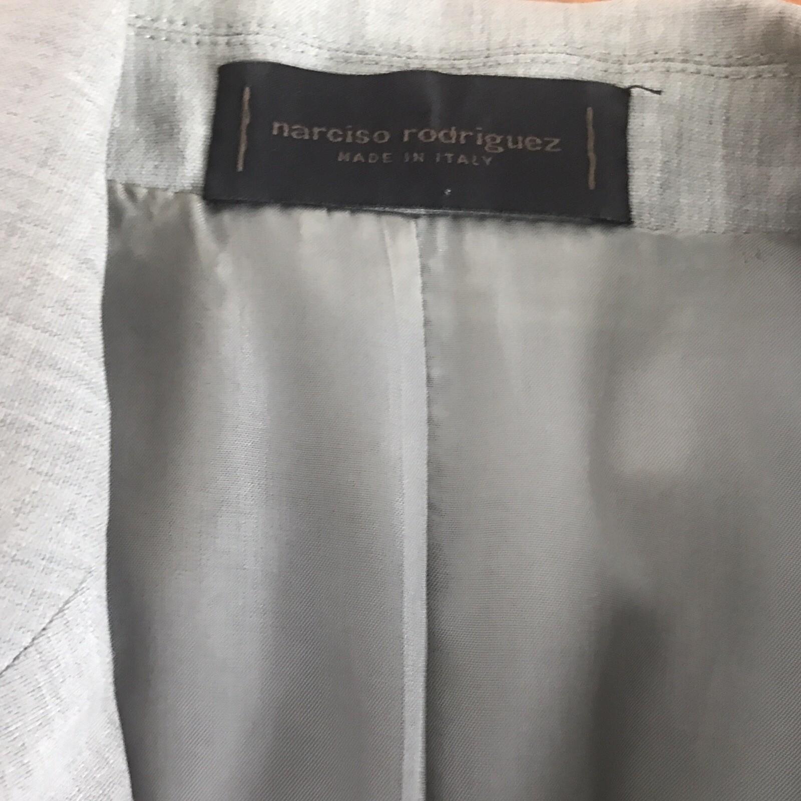 NARCISO RODRIGUEZ Virgin Wool Skirt Suit Beige Skirt Suit Size 2