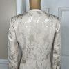 10-2186.jpg KASPER Rayon Polyester Cotton Skirt Suit Size 4 Beige 3/4 Sleeves 2PC Lined New
