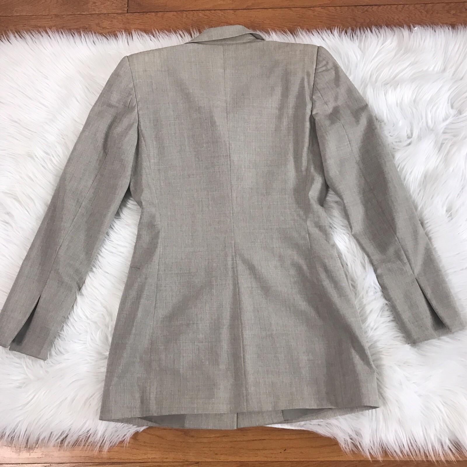 NARCISO RODRIGUEZ Virgin Wool Skirt Suit Beige Skirt Suit Size 2