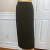 10-2192.jpg Tahari ASL Polyester Skirt Suit Size 8 Dark Green Lined Notch Collar 2 Piece