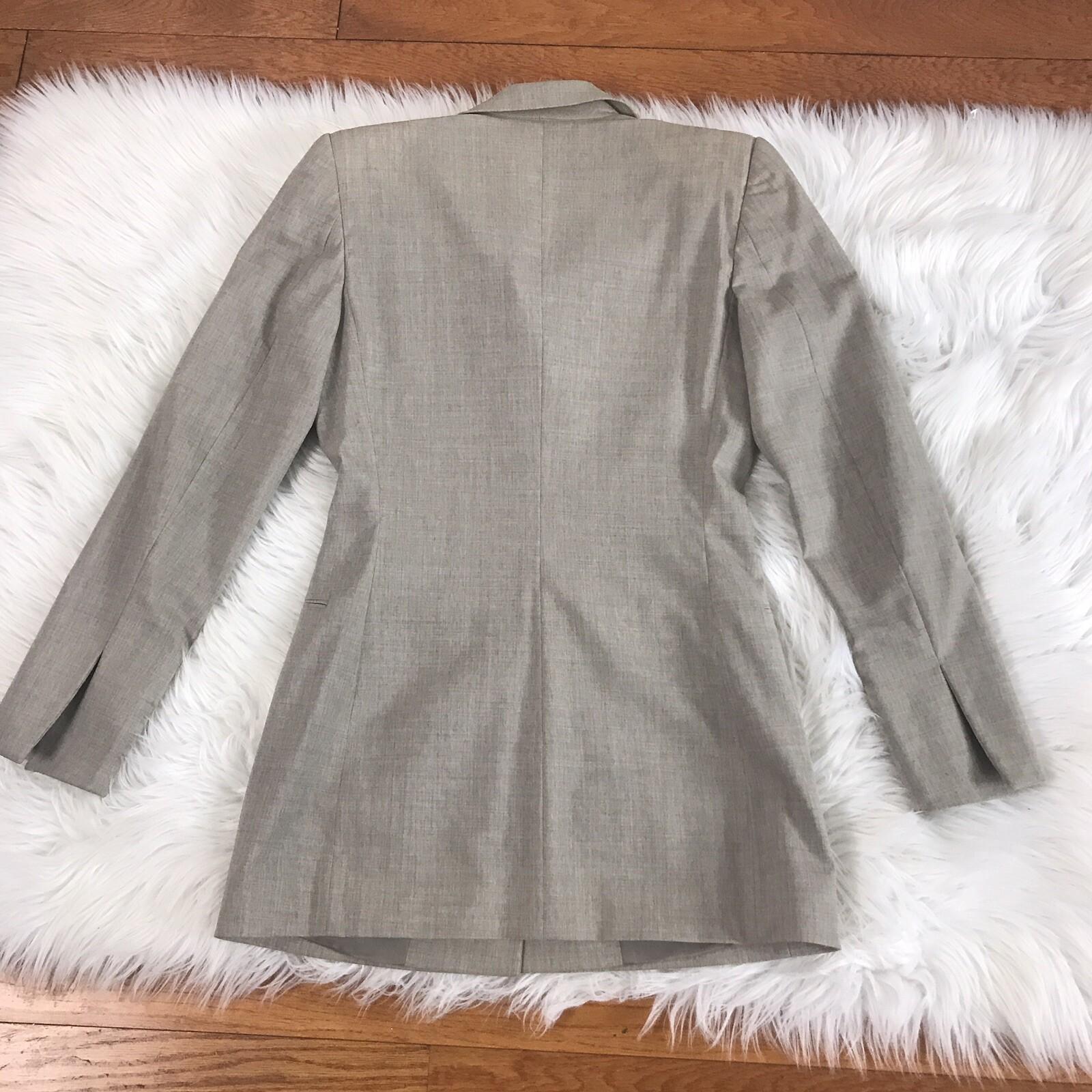 NARCISO RODRIGUEZ Virgin Wool Skirt Suit Beige Skirt Suit Size 2