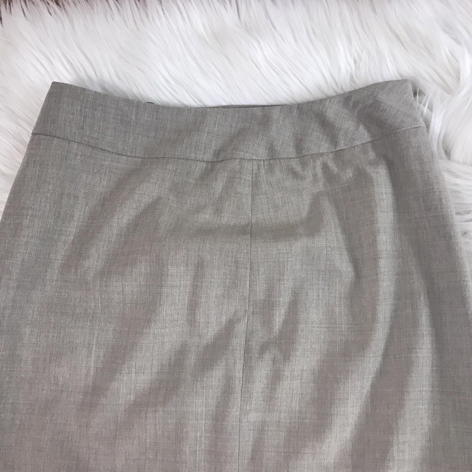NARCISO RODRIGUEZ Virgin Wool Skirt Suit Beige Skirt Suit Size 2
