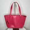 Ralph Lauren Bennington Medium Tote Shopper Handbag Saffiano Leather Fuchsia