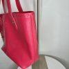 Ralph Lauren Bennington Medium Tote Shopper Handbag Saffiano Leather Fuchsia