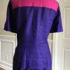 10-2268.jpg LIZ CLAIBORNE Beautiful Linen Pink Purple Short Sleeves Skirt Suit Size 12P