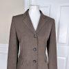 EVAN PICONE Women 2PC Brown Polyester Lined Skirt Suit Size 8