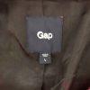 GAP Women Beautiful Red Cotton Blend Double Breasted lined Coat Size M