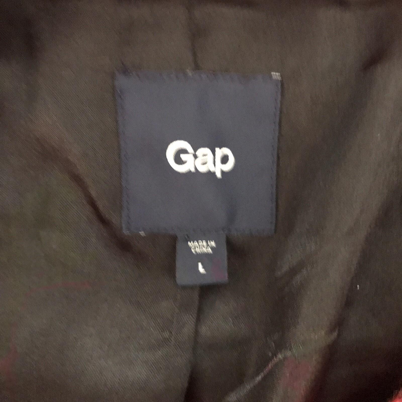 GAP Women Beautiful Red Cotton Blend Double Breasted lined Coat Size M
