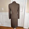 EVAN PICONE Women 2PC Brown Polyester Lined Skirt Suit Size 8